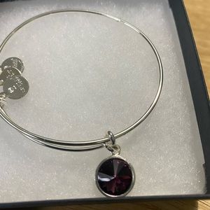 Alex and Ani Aquarius gemstone bracelet